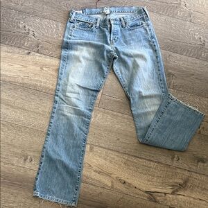 Abercrombie & Fitch Light Blue Straight Leg Women's Jeans